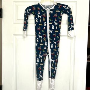 Little Sleepies Navy Puppies